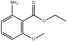 ethyl 2-amino-6-methoxybenzoate Struktur