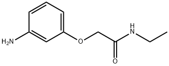2-(3-aminophenoxy)-N-ethylacetamide Structure
