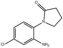 1-(2-氨基-4-氯苯基)吡咯烷-2-酮, 926229-40-5, 结构式