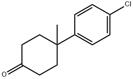 4-(4-Chlorophenyl)-4-methylcyclohexanone 化学構造式