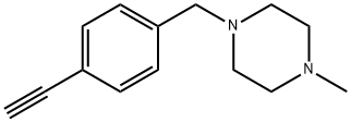 1-(4-Ethynylbenzyl)-4-methylpiperazine Struktur