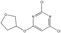 2,4-dichloro-6-(oxolan-3-yloxy)pyrimidine Structure