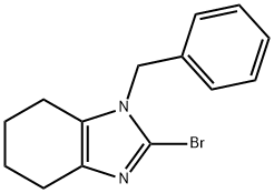 1-Benzyl-2-bromo-4,5,6,7-tetrahydro-1H-benzo[d]imidazole Struktur