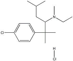 2 4 Chlorophenyl N Ethyl N 2 5 Trimethylhexan 3 Amine Hydrochloride 9358 80 5