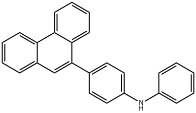 4-(phenanthren-9-yl)-N-phenylaniline Structure