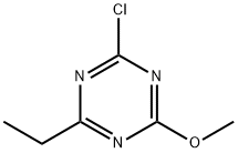 2-Chloro-4-ethyl-6-methoxy-1,3,5-triazine 化学構造式