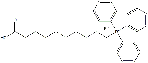 (9-carboxynonyl)triphenylphosphonium bromide, 93943-65-8, 结构式