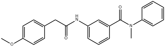 941466-39-3 3-{[2-(4-methoxyphenyl)acetyl]amino}-N-methyl-N-phenylbenzamide