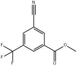 Methyl 3-Cyano-5-(trifluoromethyl)benzoate Structure