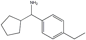 cyclopentyl(4-ethylphenyl)methanamine|