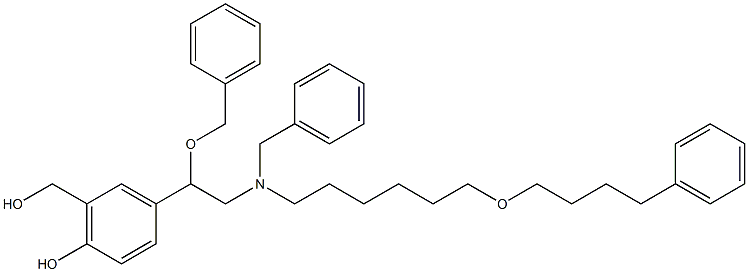 N, O-DIBENZYL SALMETEROL Structure