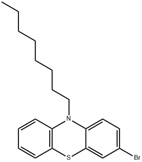 3-bromo-10-decyl-10H-phenothiazine 结构式