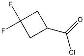 3,3-difluorocyclobutane-1-carbonyl chloride Struktur
