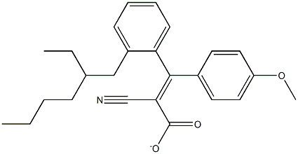 乙基己基甲氧基聚丙烯腈, 947753-66-4, 结构式