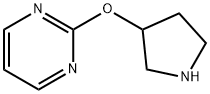2-(Pyrrolidin-3-yloxy)pyriMidine,950648-95-0,结构式