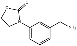 3-[3-(氨基甲基)苯基]-1,3-噁唑烷-2-酮,952391-73-0,结构式