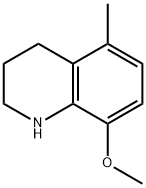 8-methoxy-5-methyl-1,2,3,4-tetrahydroquinoline Struktur