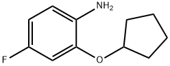 2-(cyclopentyloxy)-4-fluoroaniline,953740-21-1,结构式