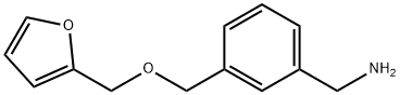 (3-{[(furan-2-yl)methoxy]methyl}phenyl)methanamine Structure