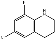 6-chloro-8-fluoro-1,2,3,4-tetrahydroquinoline Structure