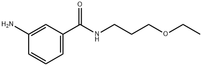 3-amino-N-(3-ethoxypropyl)benzamide, 954581-83-0, 结构式