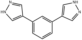 1,3-二(1H-吡唑-4-基)苯 结构式