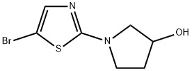 5-Bromo-2-(3-hydroxypyrrolidin-1-yl)thiazole Structure