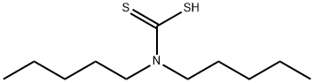 氨基二硫代酸,N,N-二戊基,99-70-7,结构式