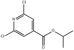 2,6-二氯-4-羧酸异丙酯吡啶, 99055-12-6, 结构式