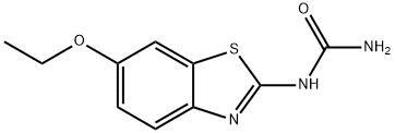 (6-ethoxy-1,3-benzothiazol-2-yl)urea 化学構造式