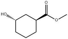 (1S-TRANS)-3-羟基环己烷羧酸甲酯,99438-47-8,结构式