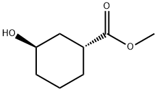 (1R-TRANS)-3-羟基环己烷甲酸甲酯, 99438-48-9, 结构式