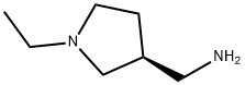 (S)-(1-Ethylpyrrolidin-3-yl)methanamine,99724-14-8,结构式