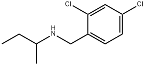 butan-2-yl[(2,4-dichlorophenyl)methyl]amine, 99858-14-7, 结构式