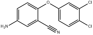 5-Amino-2-(3,4-dichlorophenoxy)benzonitrile Structure