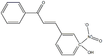 3Hydroxy-3-NitroChalcone Structure