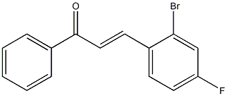 4Fluoro-2-BromoChalcone Structure