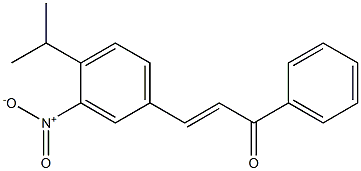 4Isopropyl-3-NitroChalcone Structure