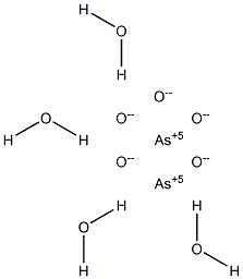 Arsenic(V) oxide tetrahydrate Structure