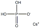 Cesium dihydrogen orthophosphate Struktur