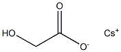 Cesium glycolate Struktur