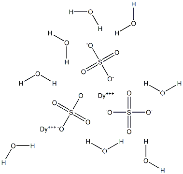 Dysprosium(III) sulfate octahydrate 结构式