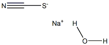 Sodium thiocyanate monohydrate Struktur