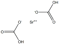 Strontium bicarbonate 结构式