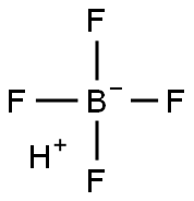Tetrafluoroboric acid,,结构式