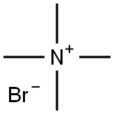 Tetramethylammonium bromide 化学構造式