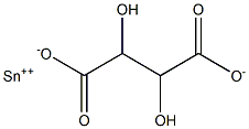 Tin(II) tartrate Struktur