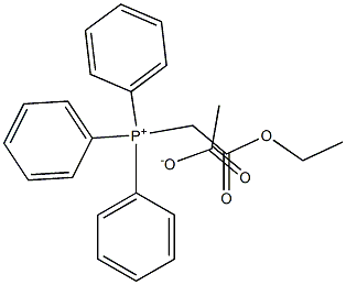 乙氧甲酰基甲基三苯基醋酸膦, , 结构式