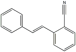1-o-cyanostyrylbenzene Struktur