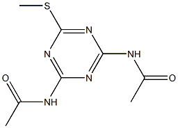 2-甲硫基-4,6-(二乙胺基)-1,3,5-三嗪 结构式